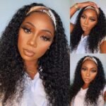 Effortless WENYAN Deep Wave Headband Wig – 16 Inch